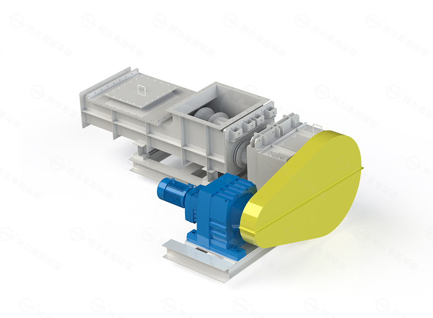 双轴螺旋垃圾给料机